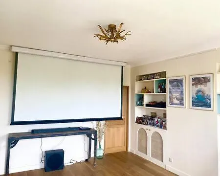 Beautiful View On Garden And Paris Eiffel Tower Near Transport Paris